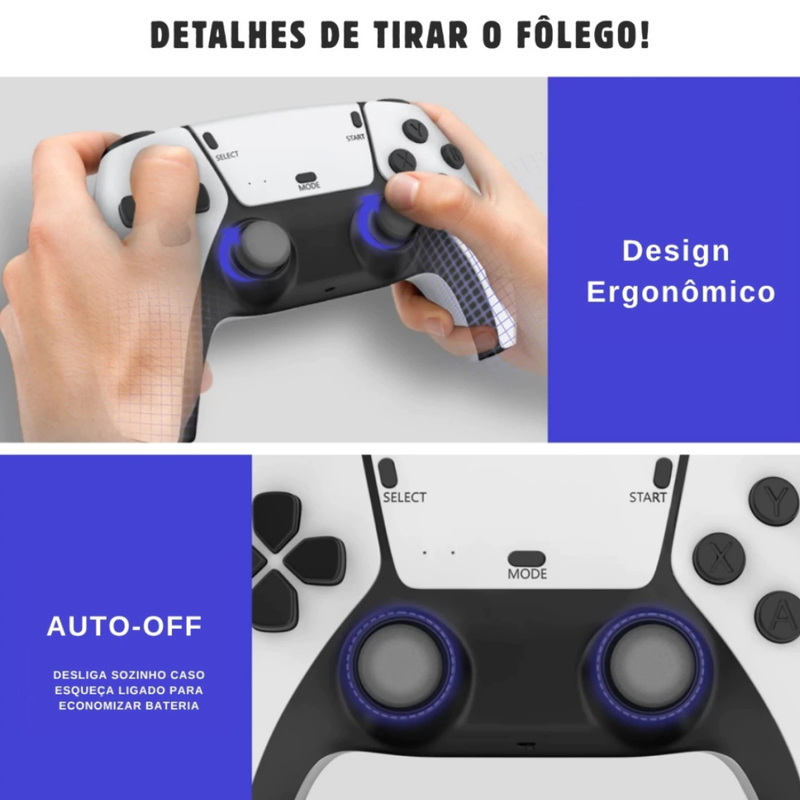 Game Stick M15 Pro 4K - Playstation 4, 5 + de 20.000 Jogos Clássicos